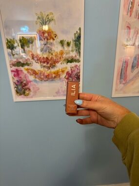 Ilia new in box color block lipstick in shade amber light